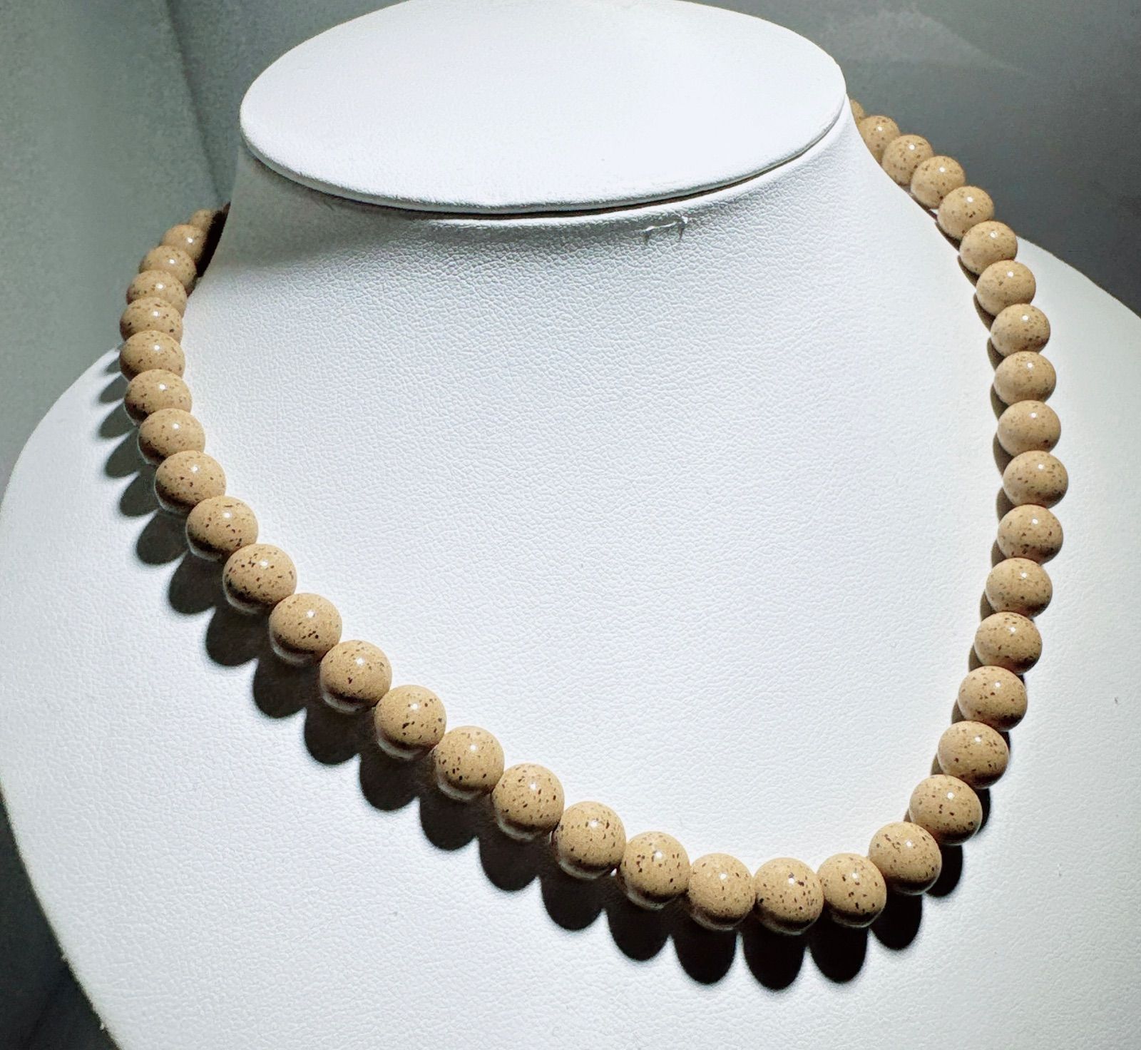 北投石茶ネックレスNO25-2414 北投石茶ネックレスNO25-2414