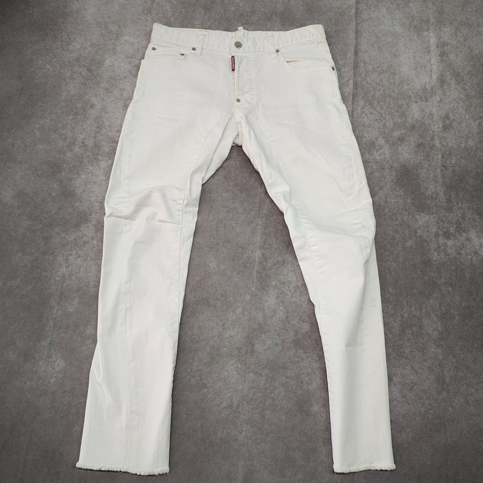 DSQUARED 2 ホワイトデニム 46 2018 スキニー ストレッチ ディー