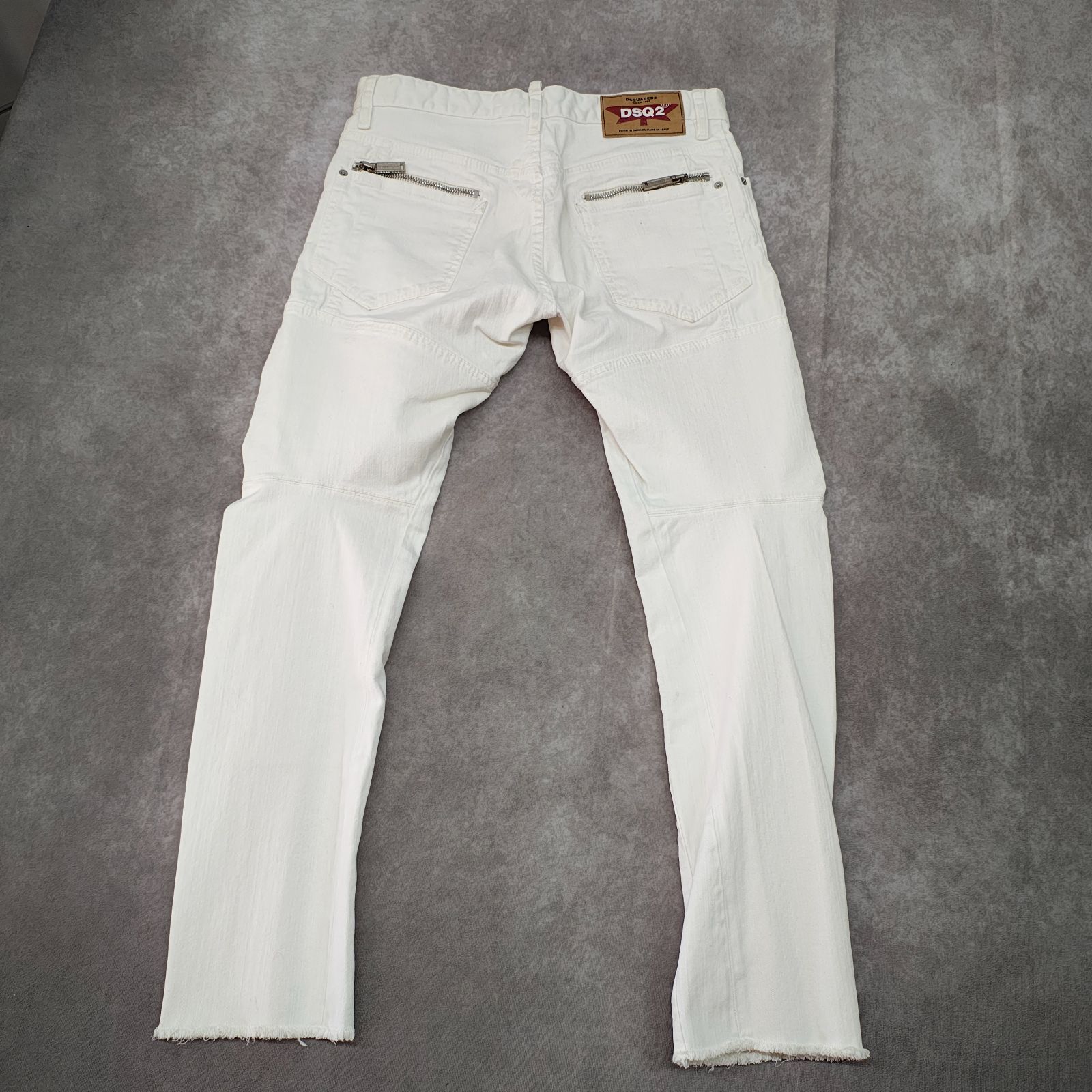 DSQUARED 2 ホワイトデニム 46 2018 スキニー ストレッチ ディー