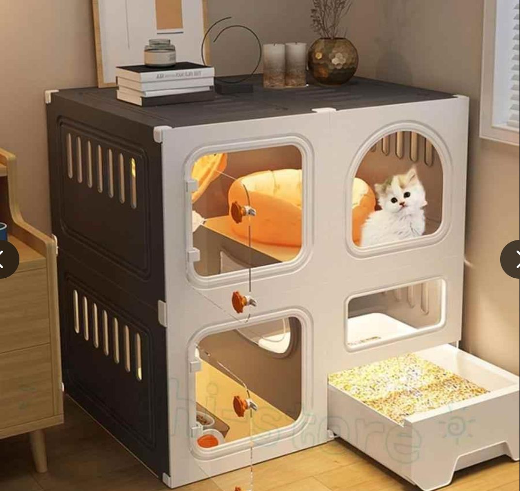 大好評 猫のケージ キャットケージ 猫ケージ 猫の別荘 大型猫用ケージ 多頭飼い猫 折り畳み式 移動便利 組立簡単 取り外し なペット用品 室内飼い DIYケージ組え 組