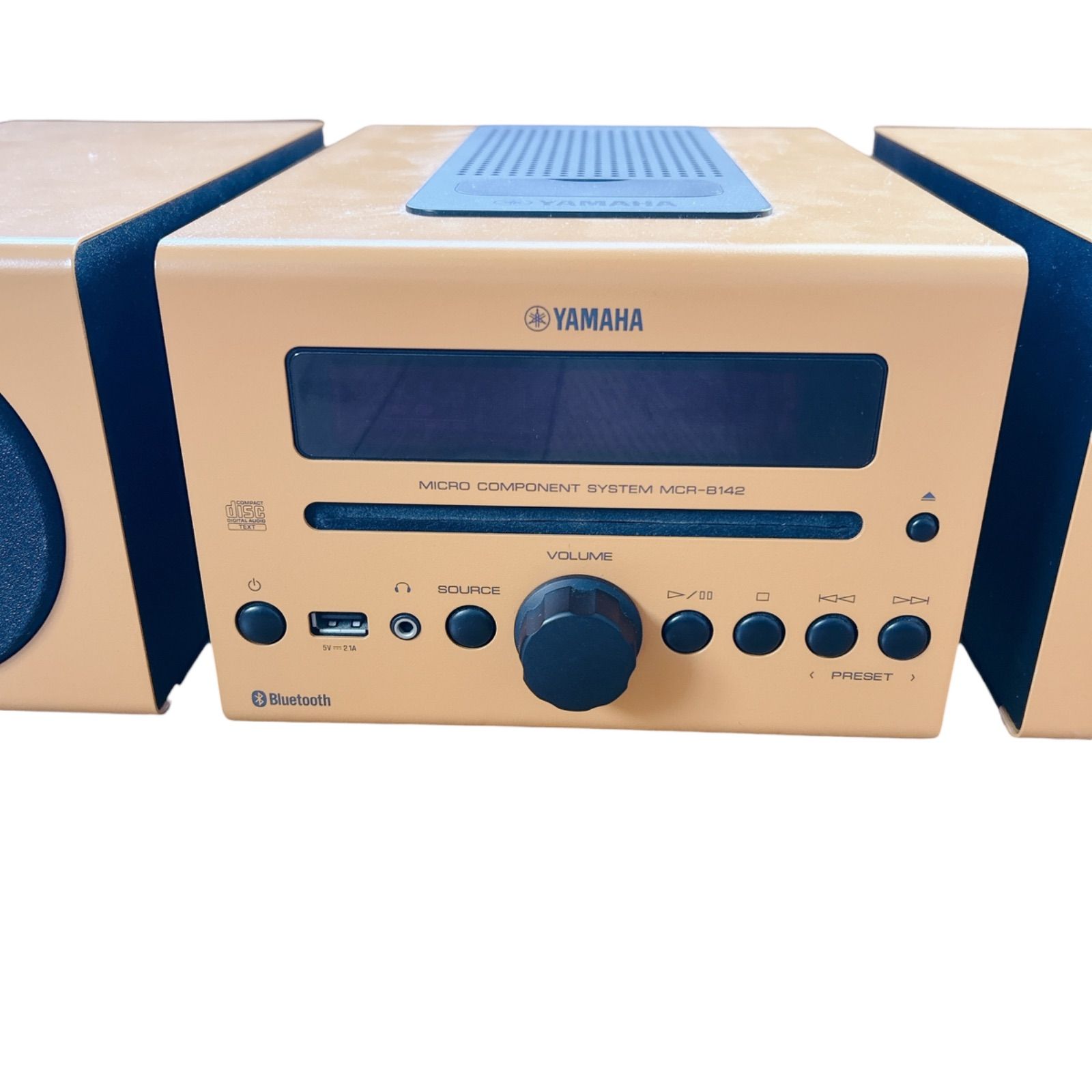 YAMAHA MCR-B142 ミニコンポ リモコン付き オレンジ マイクロ