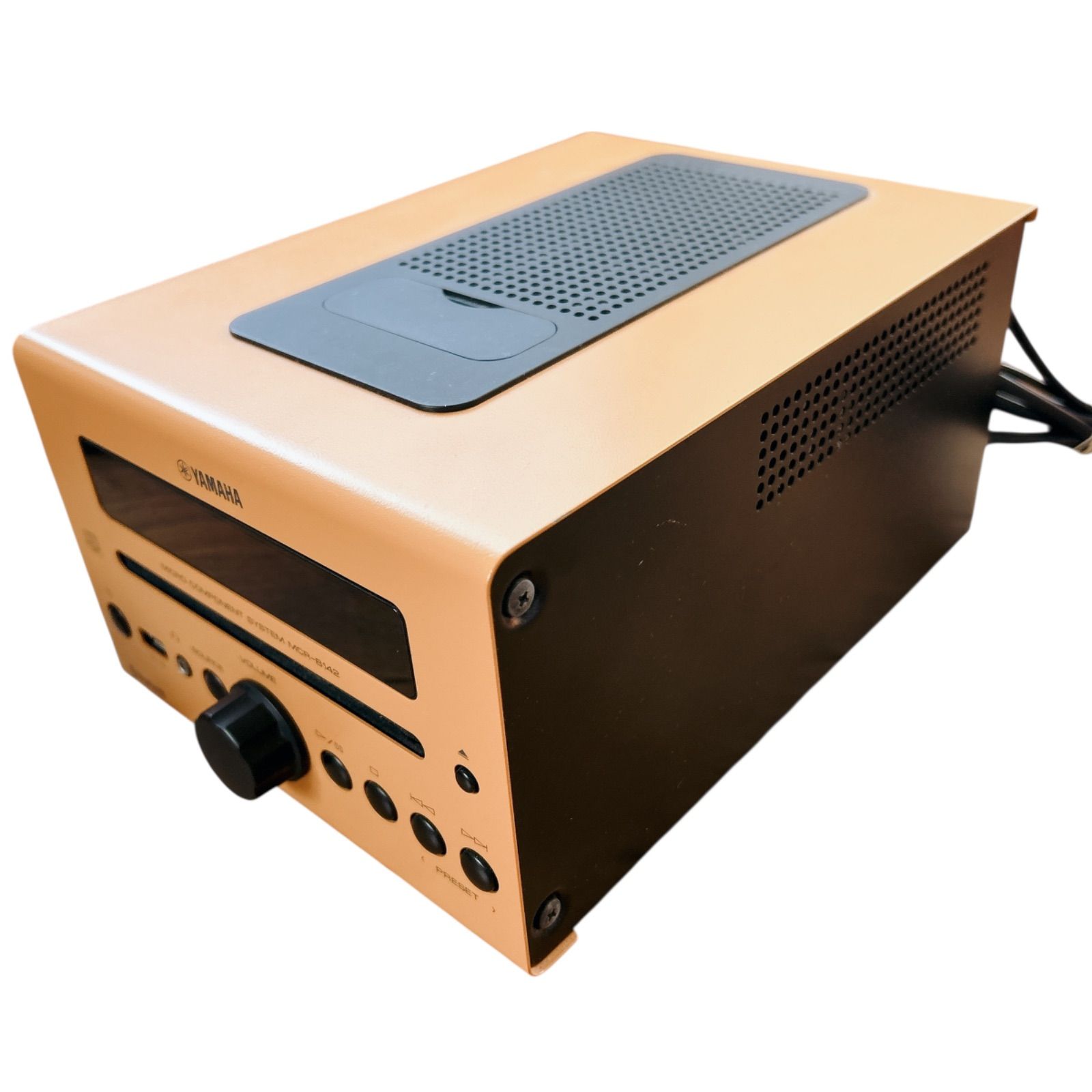 YAMAHA MCR-B142 ミニコンポ リモコン付き オレンジ マイクロ