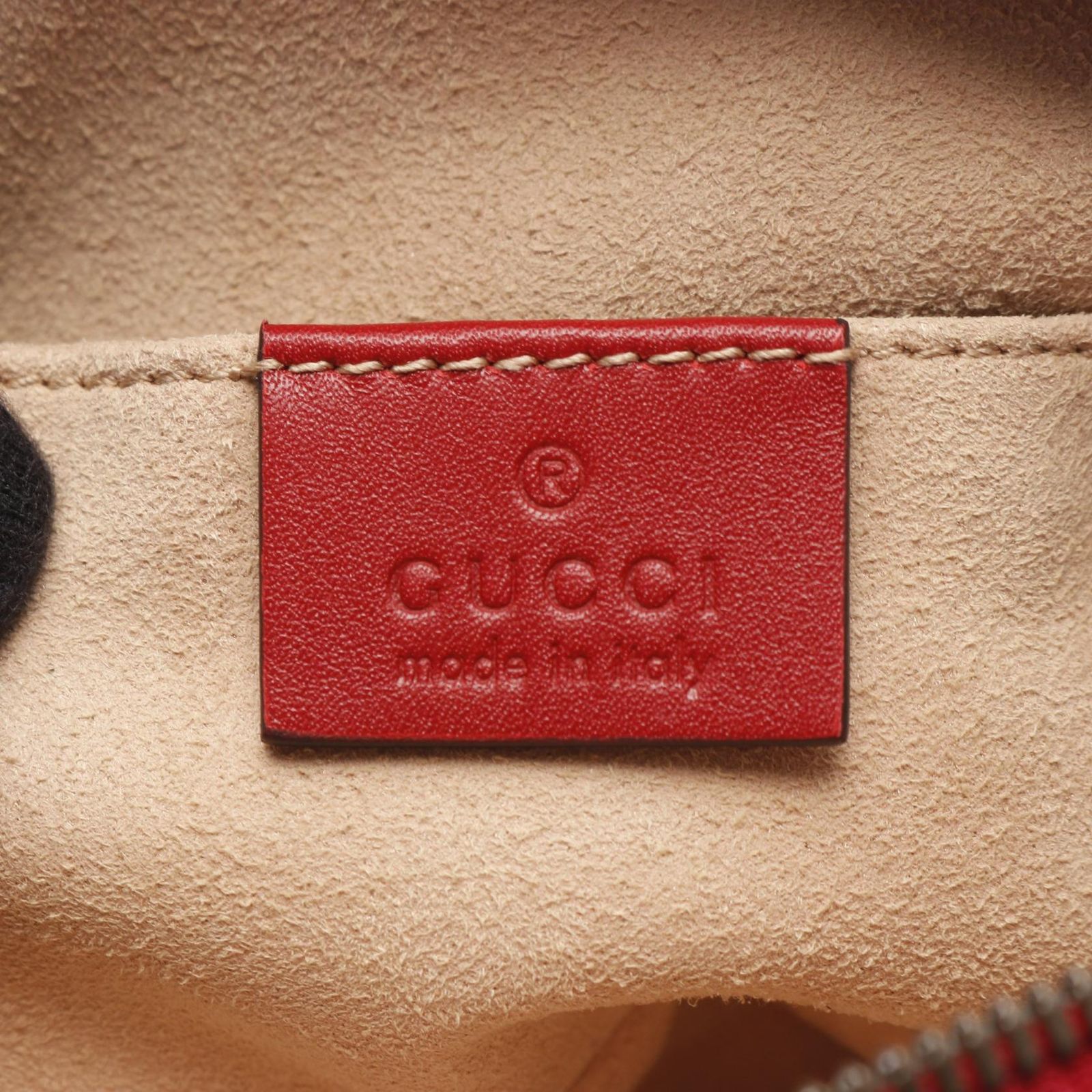 グッチ GUCCI ウエストバッグ GGマーモント 476434 レッド レザー GG