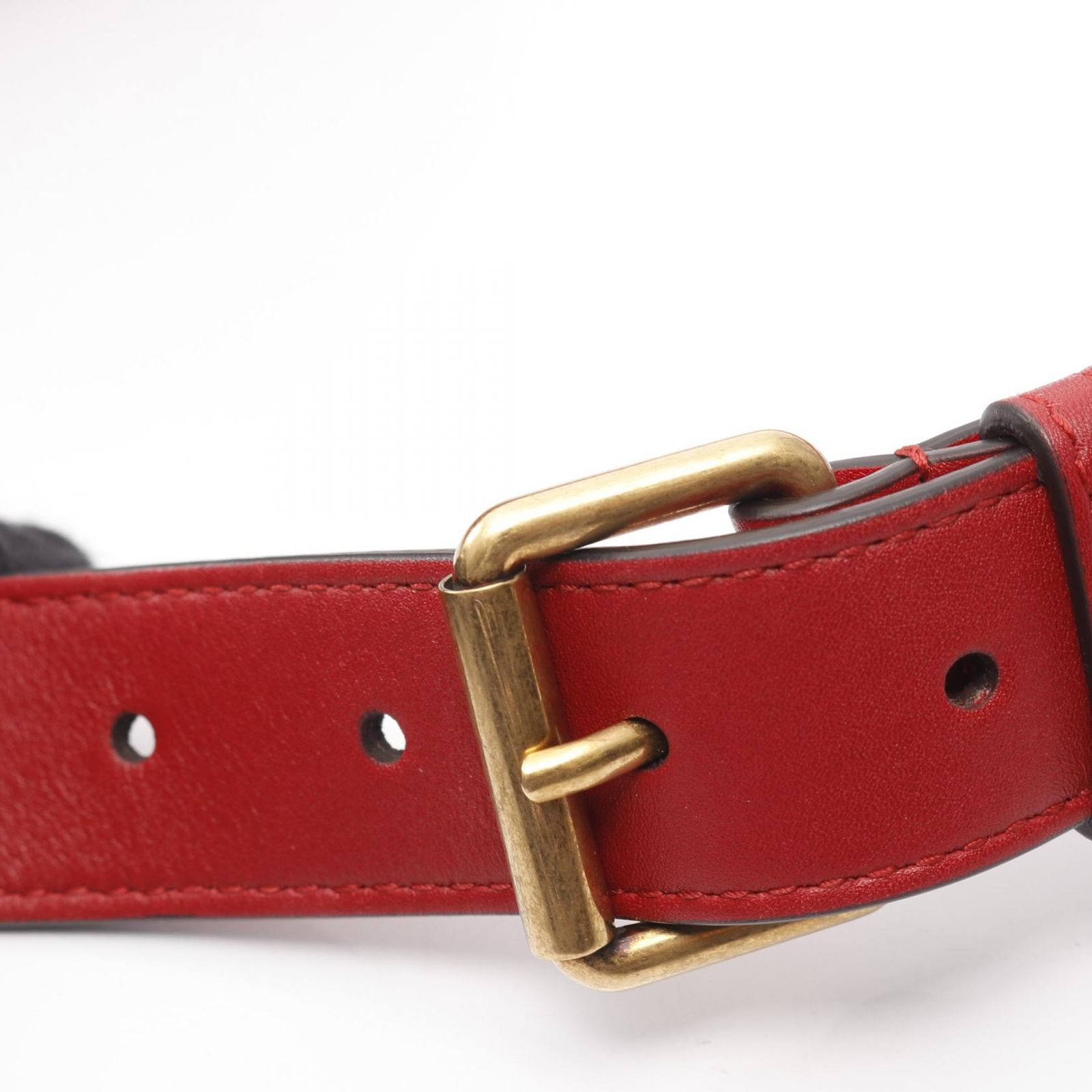 グッチ GUCCI ウエストバッグ GGマーモント 476434 レッド レザー GG