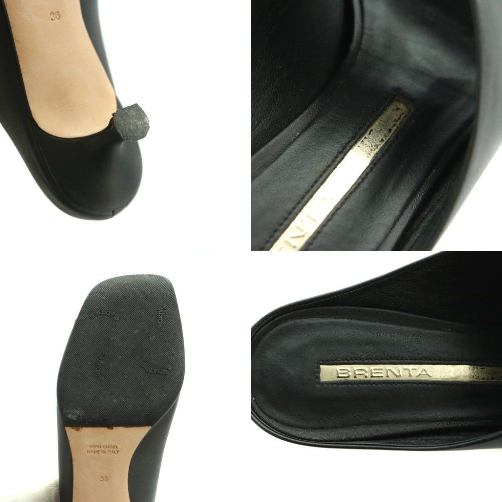 ブレンタ BRENTA カバーミュール サンダル AP STUDIO取扱 36 黒