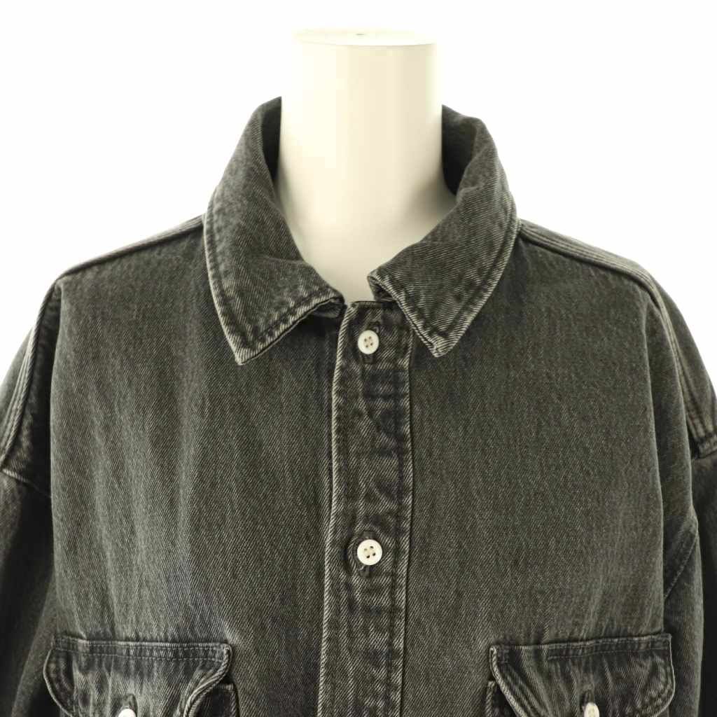 ミースロエ 24SS LEEコラボ ショート丈デニムシャツ - メルカリ