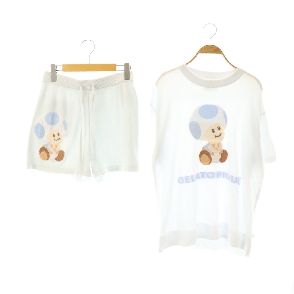 ジェラートピケ gelato pique キノピオ ジャガード プルオーバニット