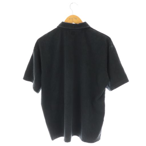 ロンハーマン Ron Herman 25SS パイル ポロシャツ 半袖 L ネイビー /DF