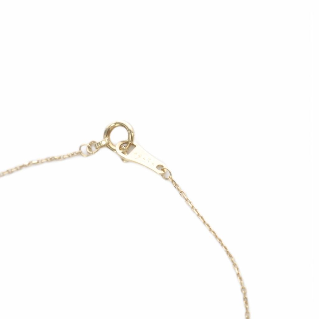 アガット agete ダイヤモンド ブレスレット 0.02ct K10 イエロー