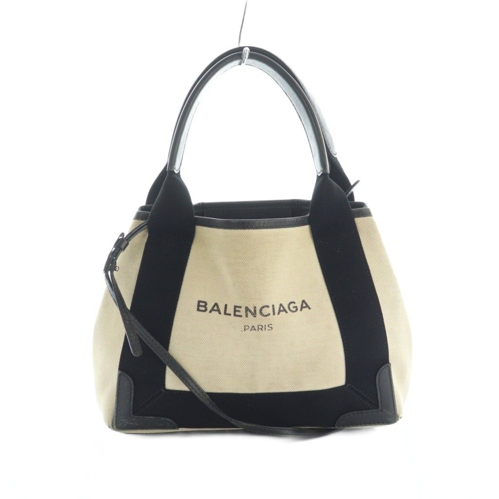 バレンシアガ BALENCIAGA ネイビーカバスXS 2way トートバッグ