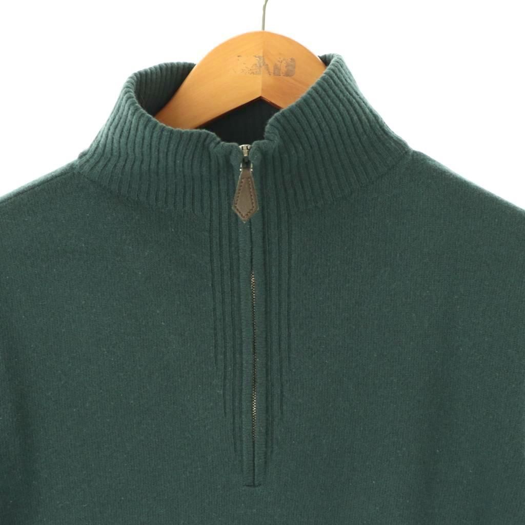 エルメス HERMES ニット セーター ハーフジップ ウール 切り替え 楽天市場】エルメス （HERMES） ウール カシミヤ レイヤード ハーフ