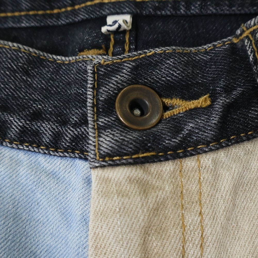 KHOKI (コッキ) 23SS Multi Denim Pants 再構築マルチデニムパンツ 