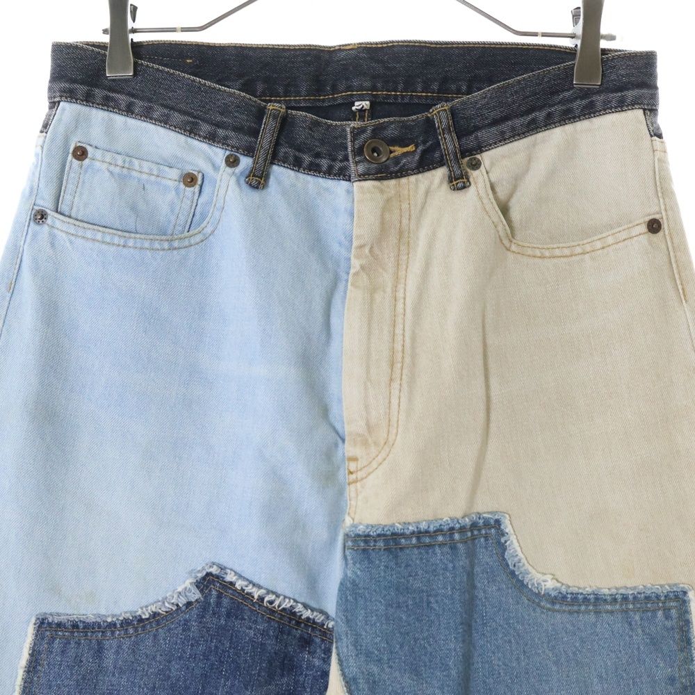 KHOKI (コッキ) 23SS Multi Denim Pants 再構築マルチデニムパンツ 