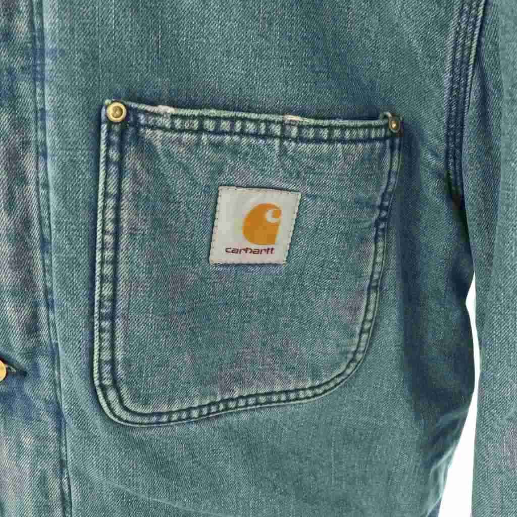 カーハート carhartt PHOENIX COAT ボア デニムジャケット XL ブルー