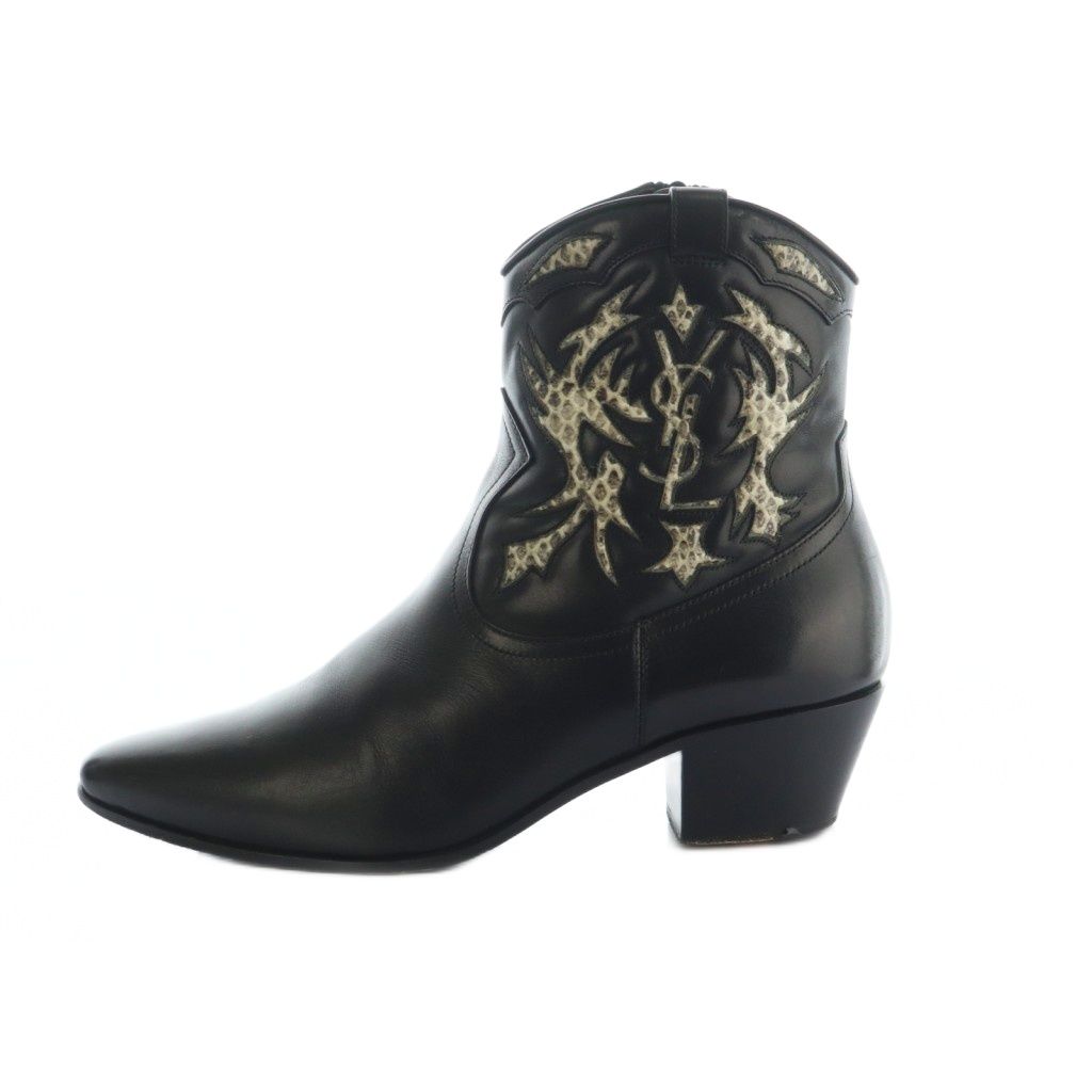 サンローラン パリ SAINT LAURENT PARIS ウエスタンショートブーツ