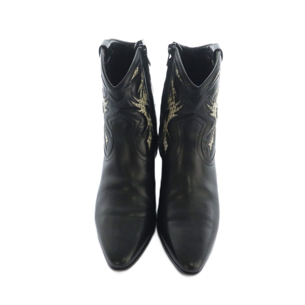 サンローラン パリ SAINT LAURENT PARIS ウエスタンショートブーツ