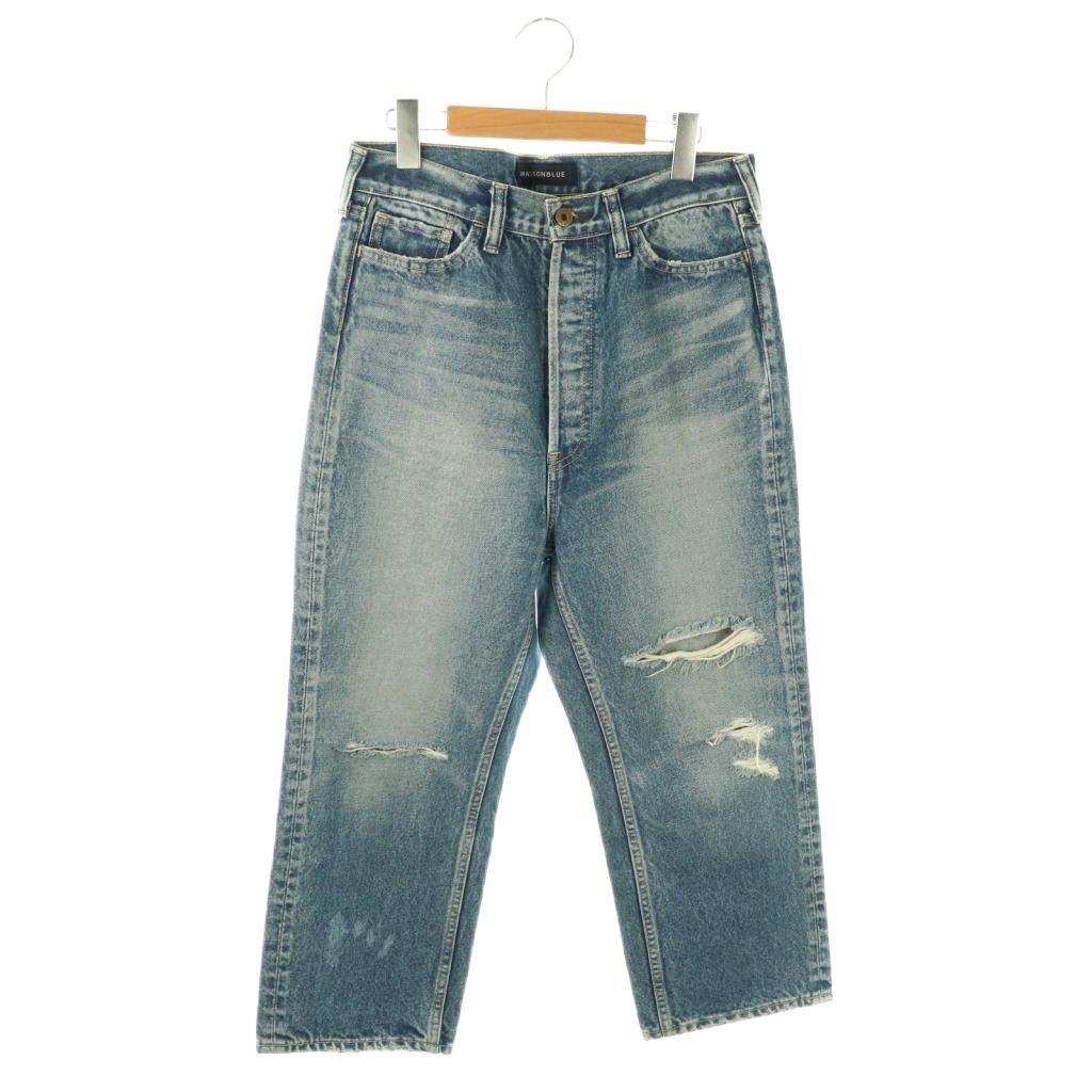 マディソンブルー MADISONBLUE CRASHED SAROUEL PT DENIM デニムパンツ