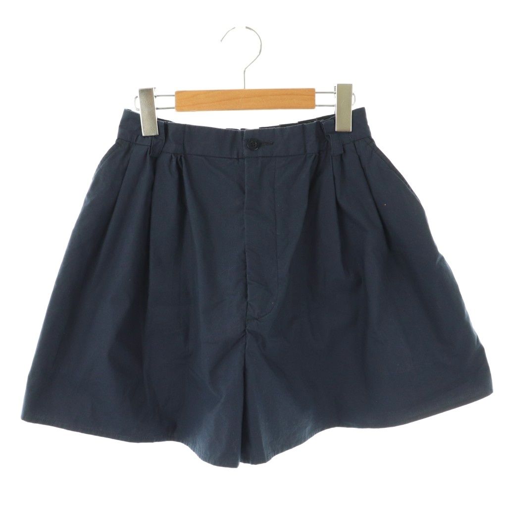 マディソンブルー 25 SS VOLUME SHORTS ショートパンツ 00 XS 紺 ネイビー タック MB 251 3013 AG OS