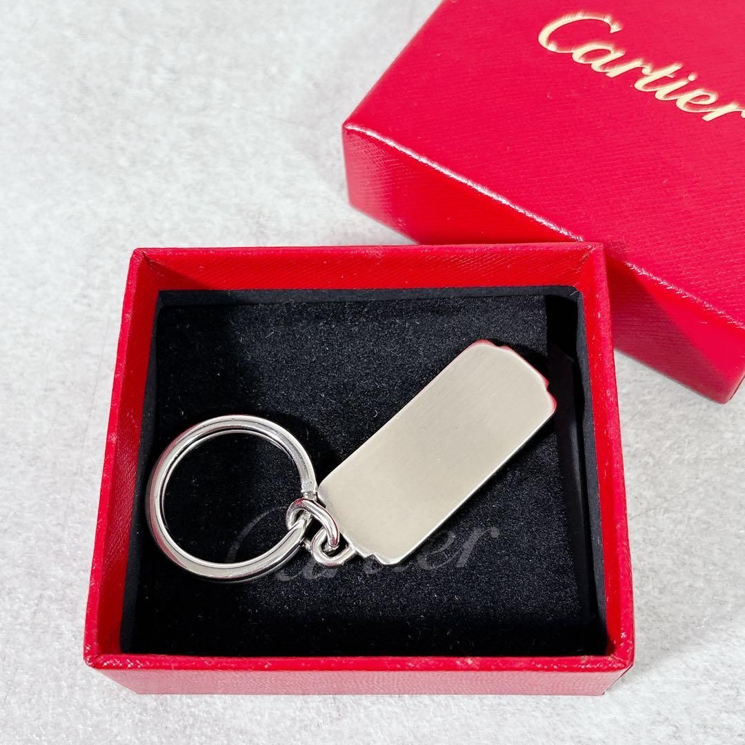 カルティエ　キーホルダー　箱付き V419 Cartier カルティエ キーホルダー キーリング 化粧箱 - メルカリ