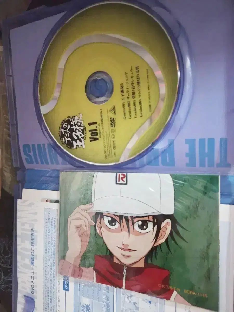 テニスの王子 日本版 DVD 1-4