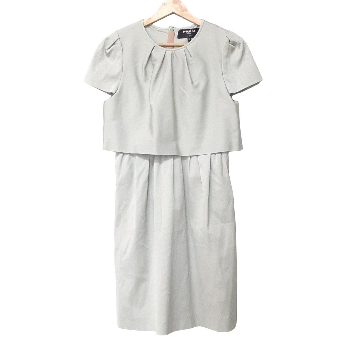 新品未使用　ポールカ　ワンピース　PAULE KA　36サイズ PAULEKA(ポールカ) ワンピース サイズ36 S レディース美品 - ライト