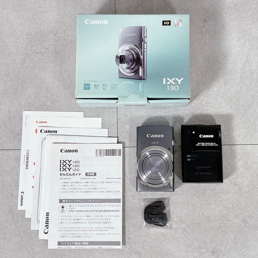 V418 Canon キャノン IXY130 コンパクトデジタルカメラ デジカメ