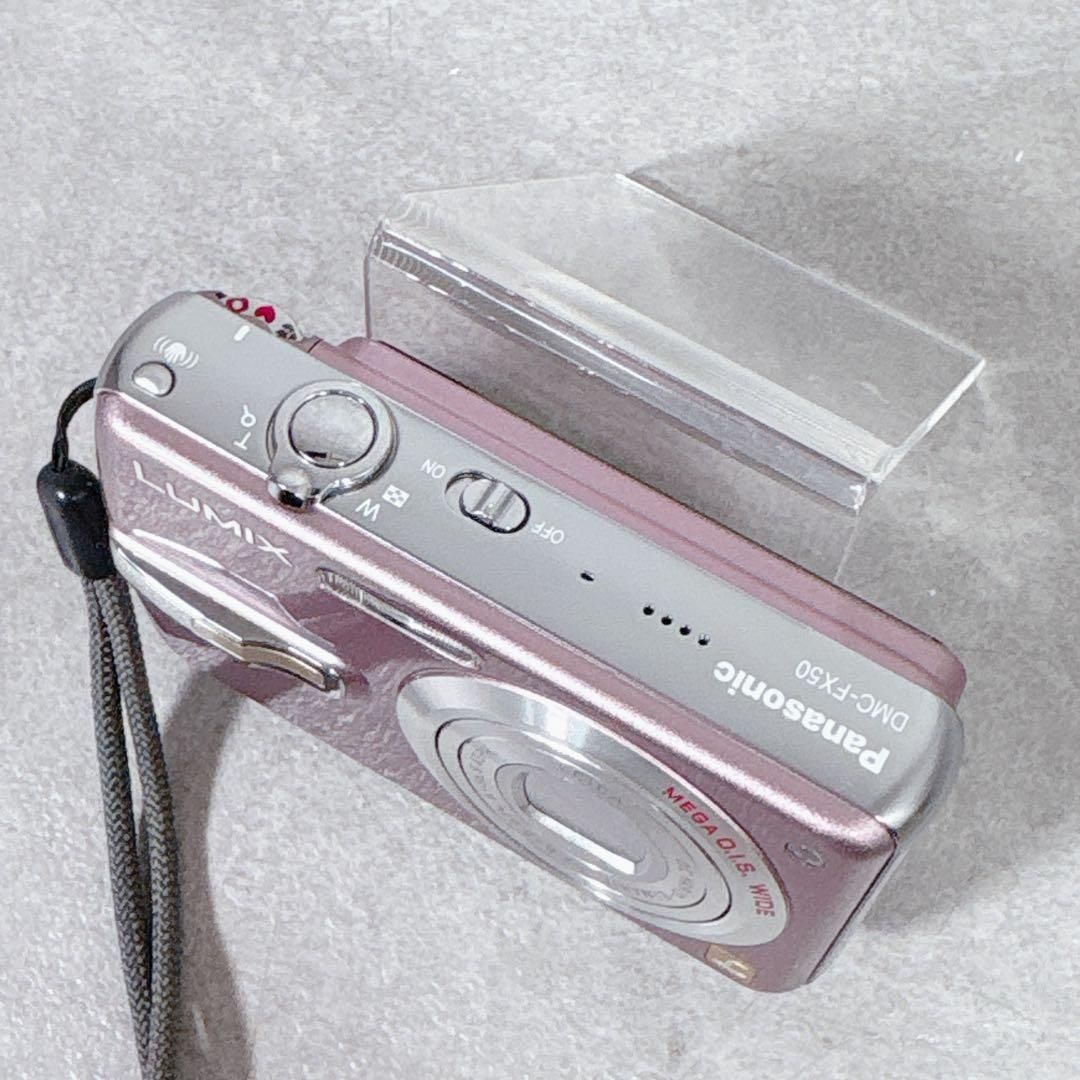 V439 パナソニック LUMIX DMC-FX50-P ピンク デジタルカメラ - メルカリ