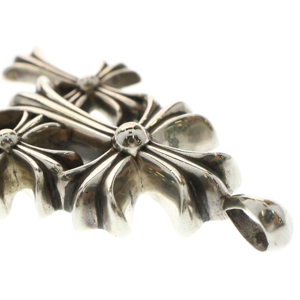 CHROME HEARTS (クロムハーツ) 3 CH CRS SML トリプルCHクロス スモール ペンダントトップ シルバー BCA201 CHROME HEARTS 3CH CROSS ドロップ ピアス 22K 片耳 CHROME HEARTS 2025年最新CHROME HEARTS ワッペン・飾り素材の人気アイテム - メルカリ