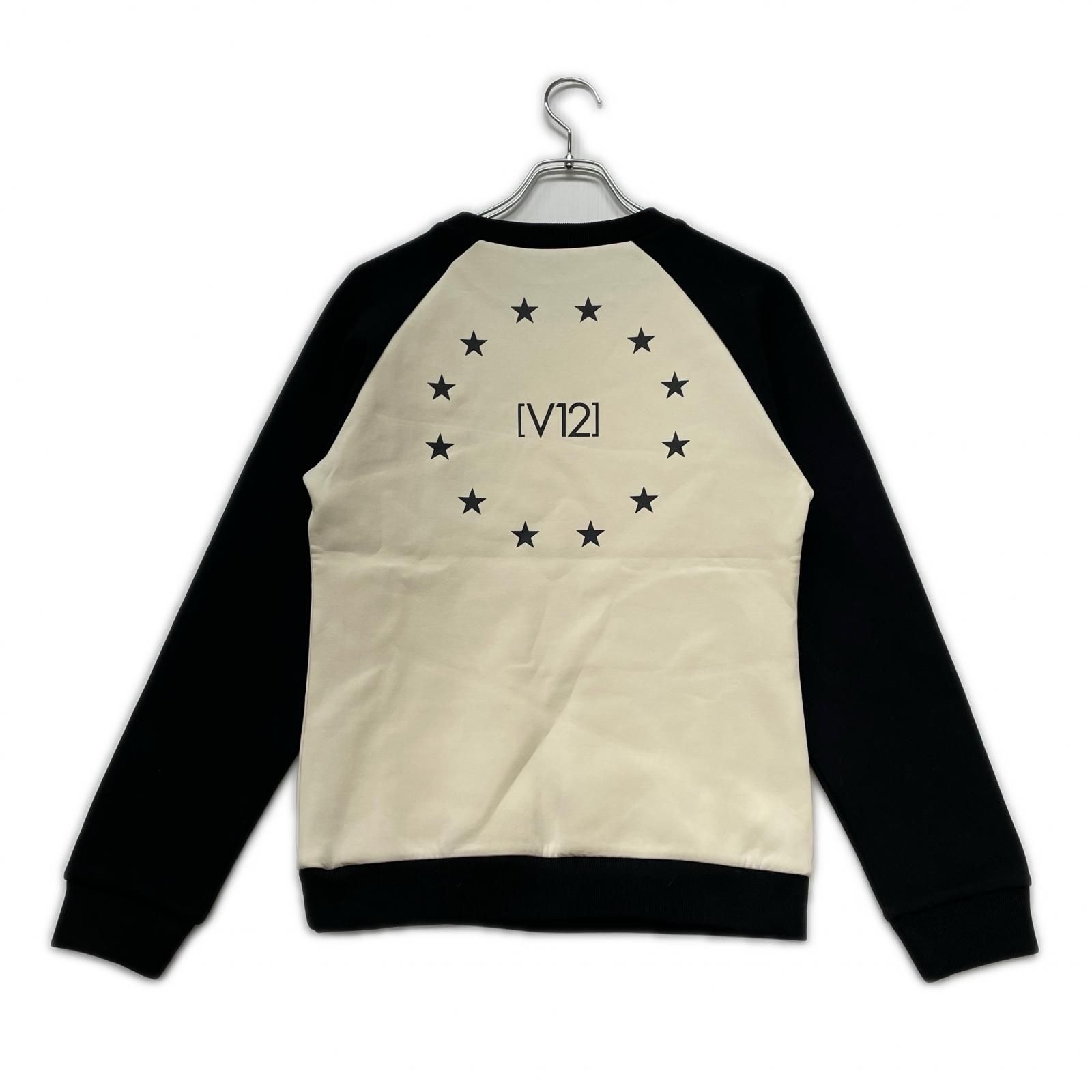 販売済み レディース ヴィ・トゥエルヴ V12 スウェット 2(L) 白×黒
