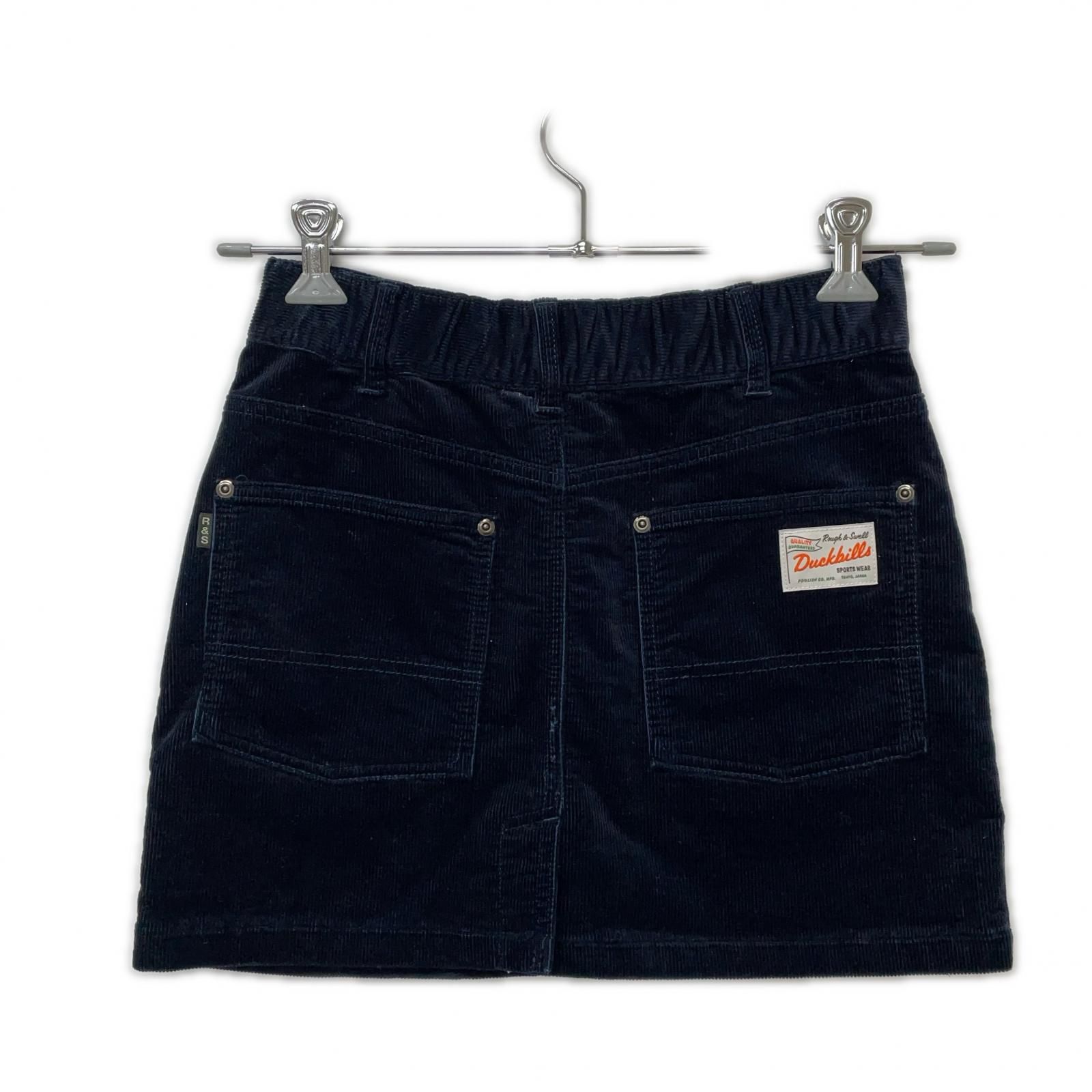 ROUGH & SWELL ゴルフ　スカート　コーデュロイ　サイズS ネイビー レディース ラフ＆スウェル rough&swell スカート S ネイビー コーデュロイ