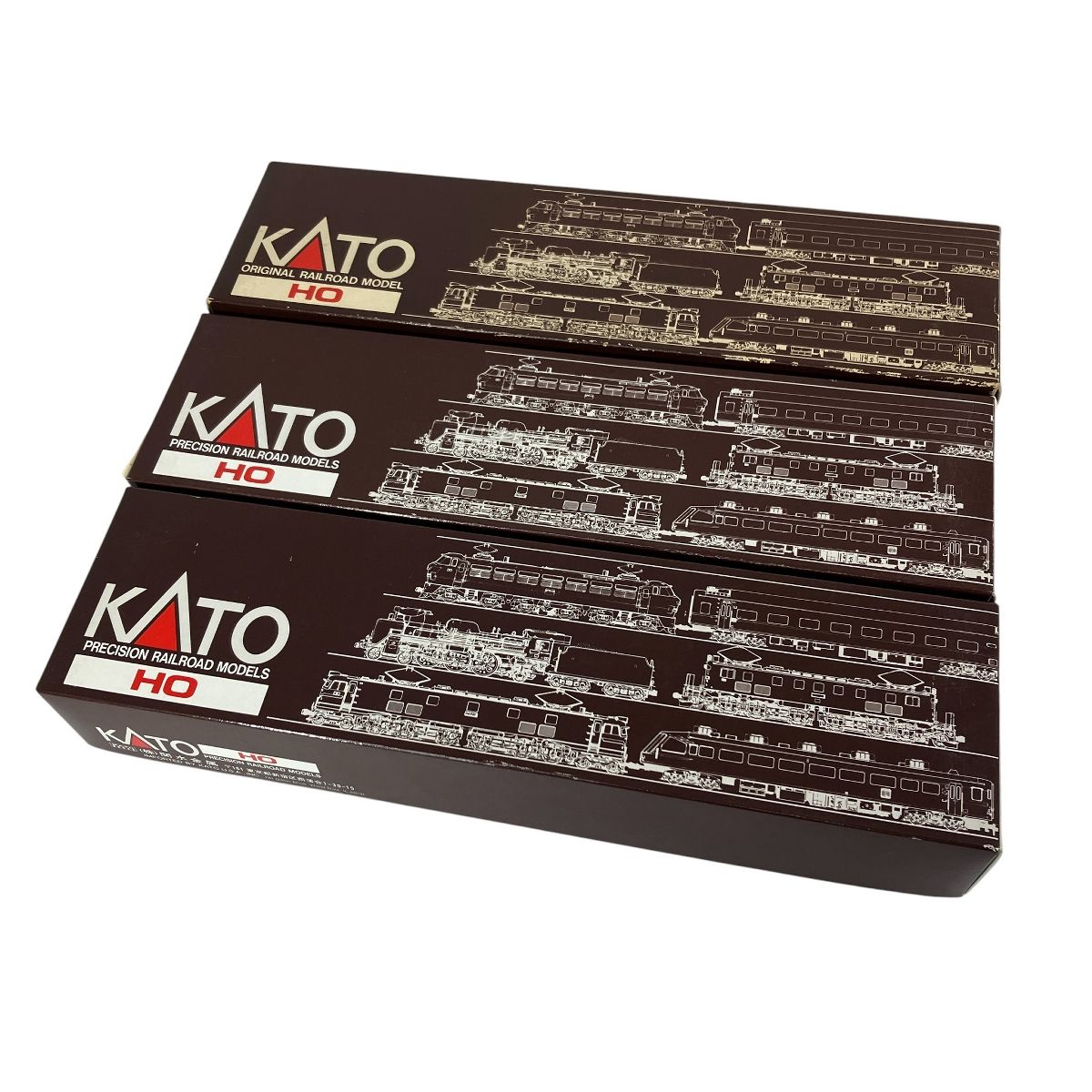 KATO 1-506/1-514/1-512 オハフ33 オハ35 スハ43 旧型客車 茶色 3両