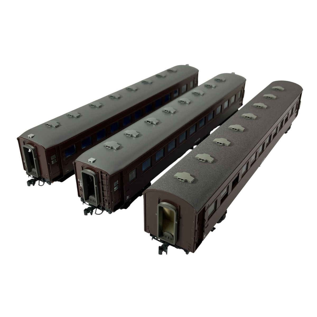 KATO 1-506/1-514/1-512 オハフ33 オハ35 スハ43 旧型客車 茶色 3両