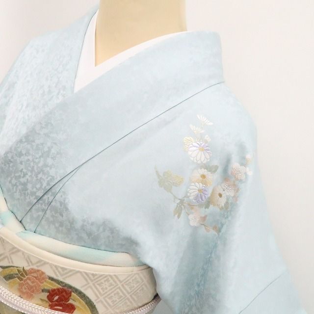 ❁tomihisa❁新品 和田光正 落款 金彩友禅 お仕立て上がり品“一閃に