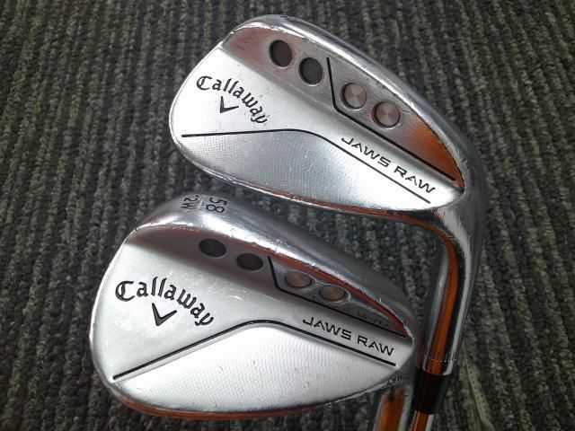 ウェッジ キャロウェイ JAWS RAW CHROME 2本セット N.S.PRO MODUS 3 TOUR 115 S 52.58 7127 博多