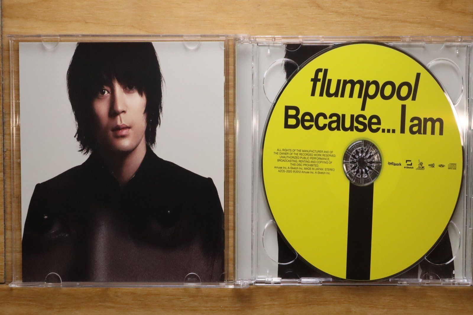 国内盤CD☆フランプール/flumpool□ Because I am [CD+DVD]＜限定盤