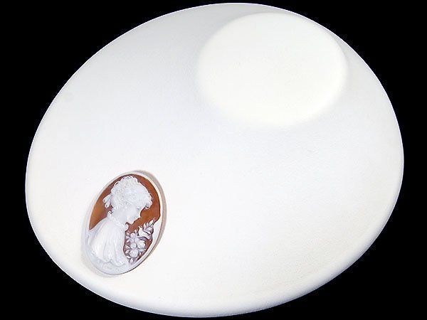 ジュエリー極】作家品サイン有り お洒落な貴婦人と小鳥の彫刻 高級