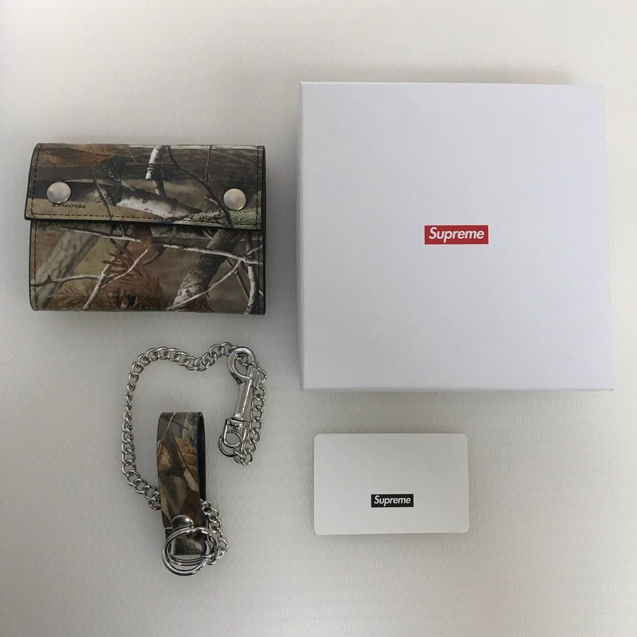 Supreme Leather Chain Wallet REAL TREE シュプリーム 財布 リアル