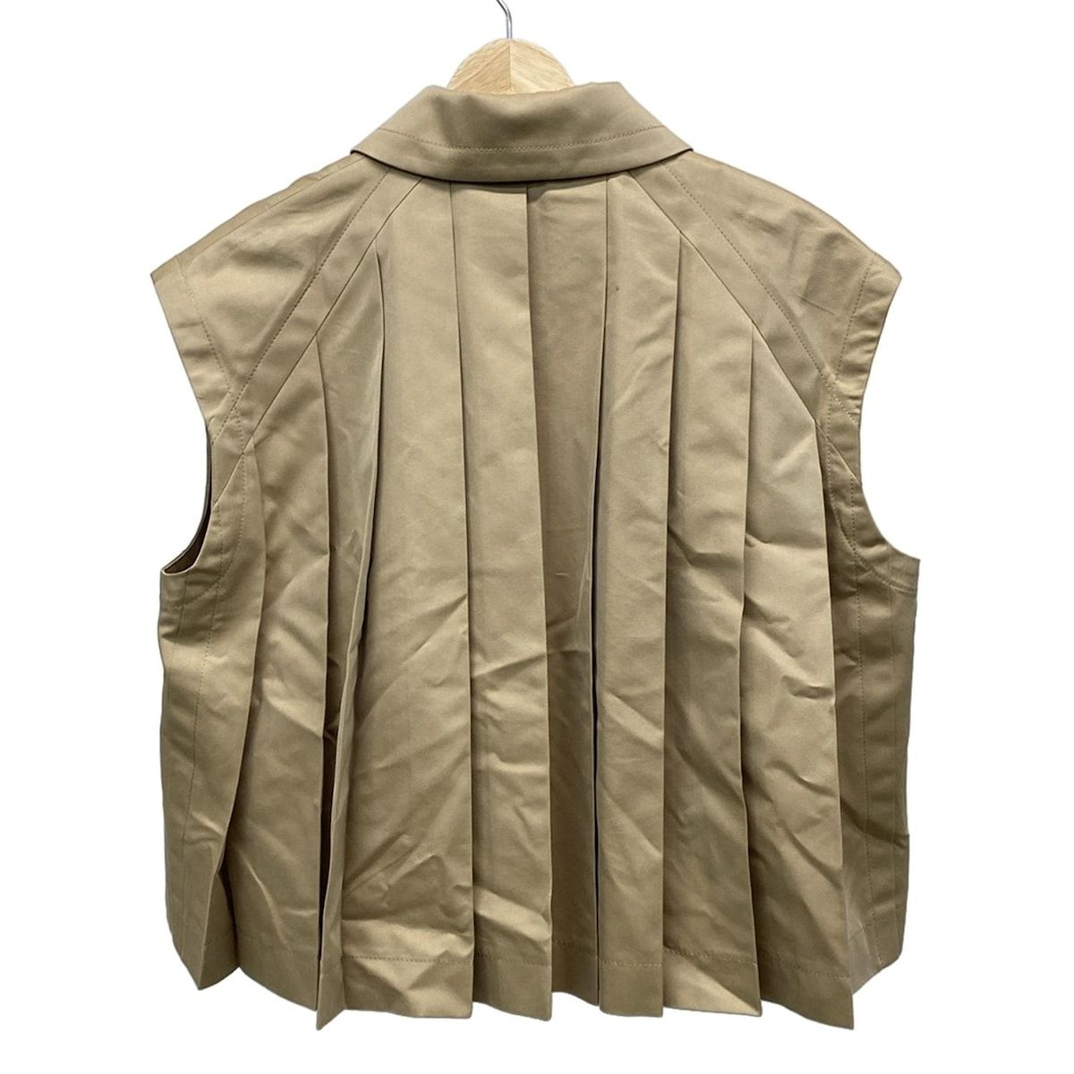 Sacai(サカイ) ベスト サイズ1 S レディース - 24-07240 ベージュ