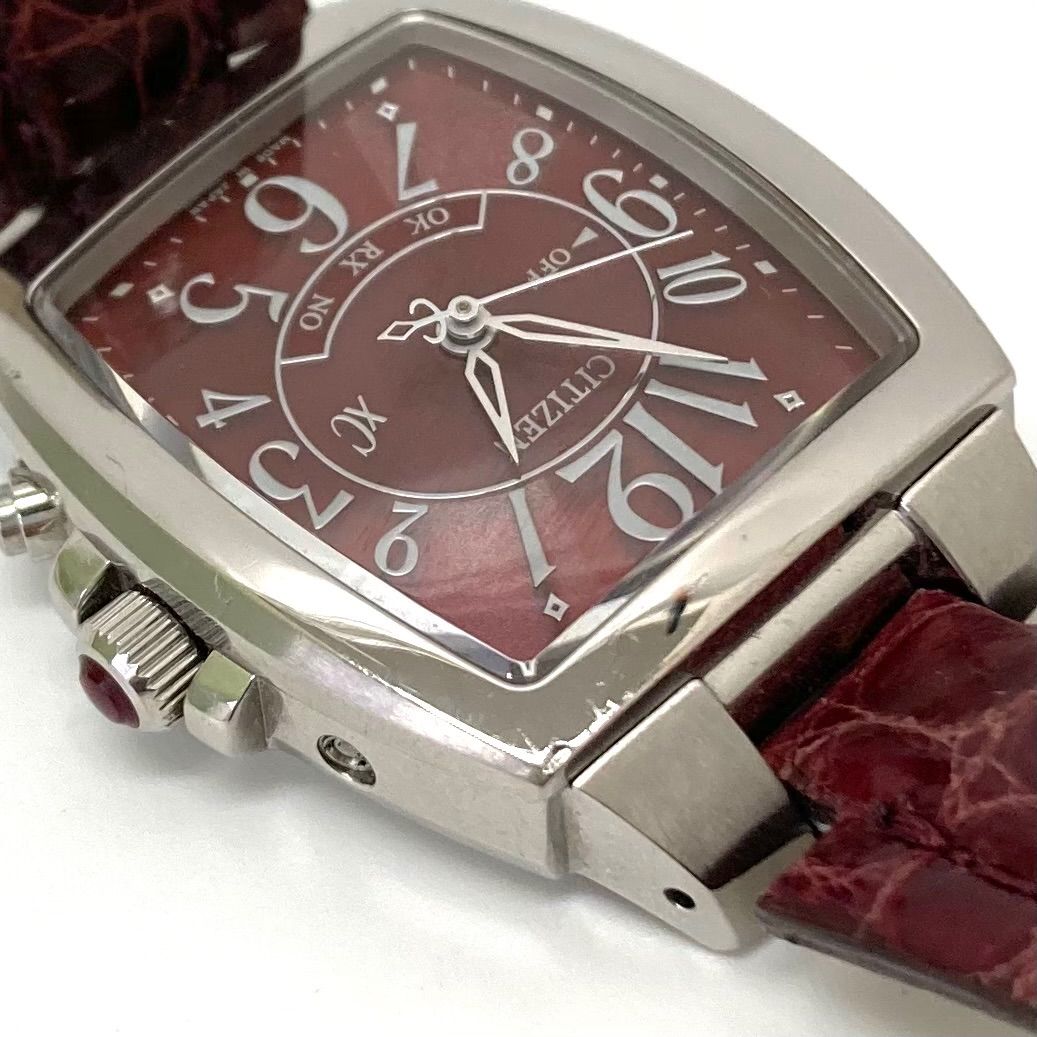 ◇CITIZEN◇シチズン xC クロスシー エコドライブ レッド ジャンク