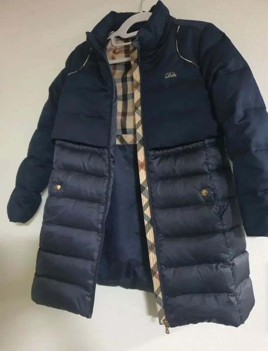 ダックス キッズ 女の子 ネイビー ダウン 150