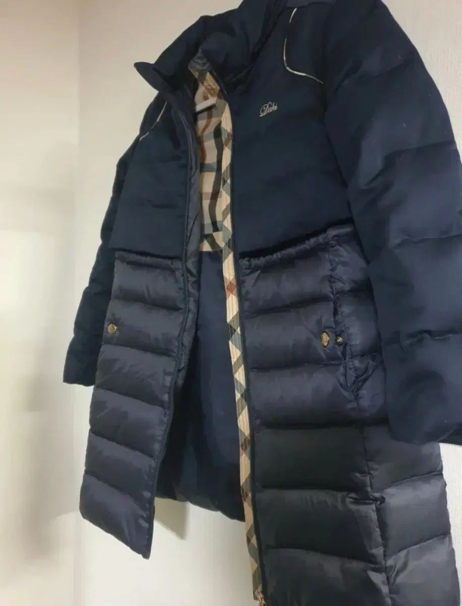 ダックス キッズ 女の子 ネイビー ダウン 150