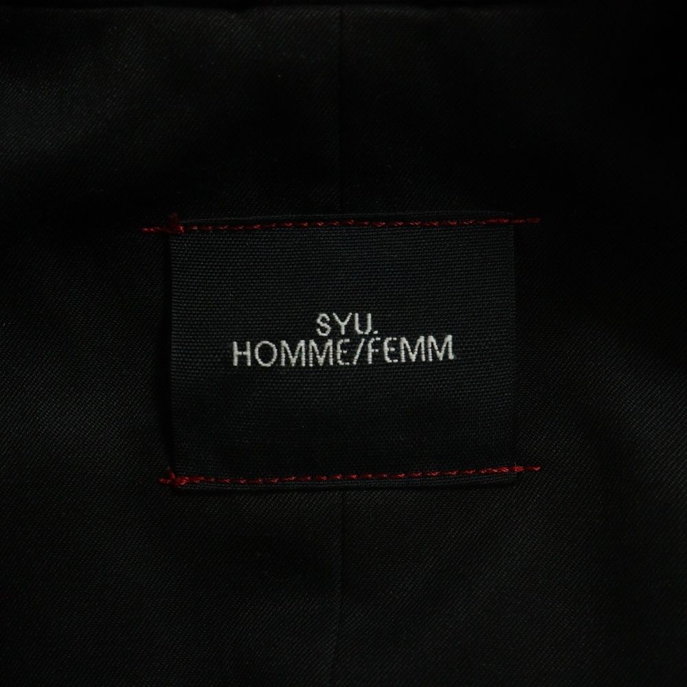 SYU.HOMME/FEMM (シュウ オム フェム) 20SS ラメベルト ジップアップ