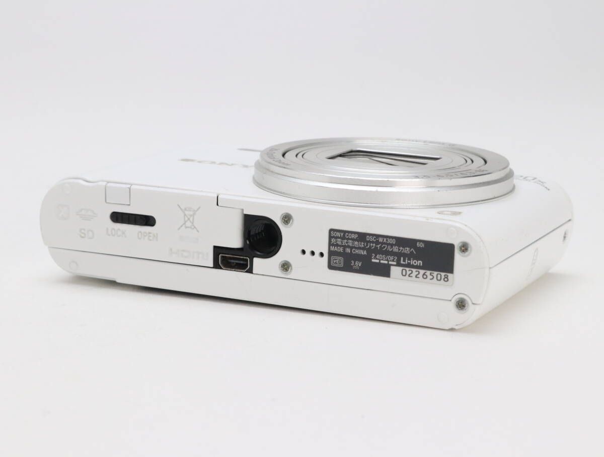 C (実用品) SONY ソニー Cyber-shot DSC-WX300 ホワイト 初期不良返品
