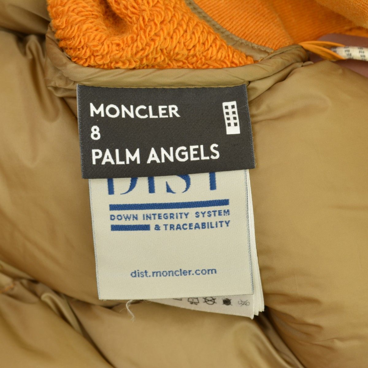 MONCLER×PALMANGELS】21AW 209L8N00004 GENIUS 8 DOWN HOODIEダウン