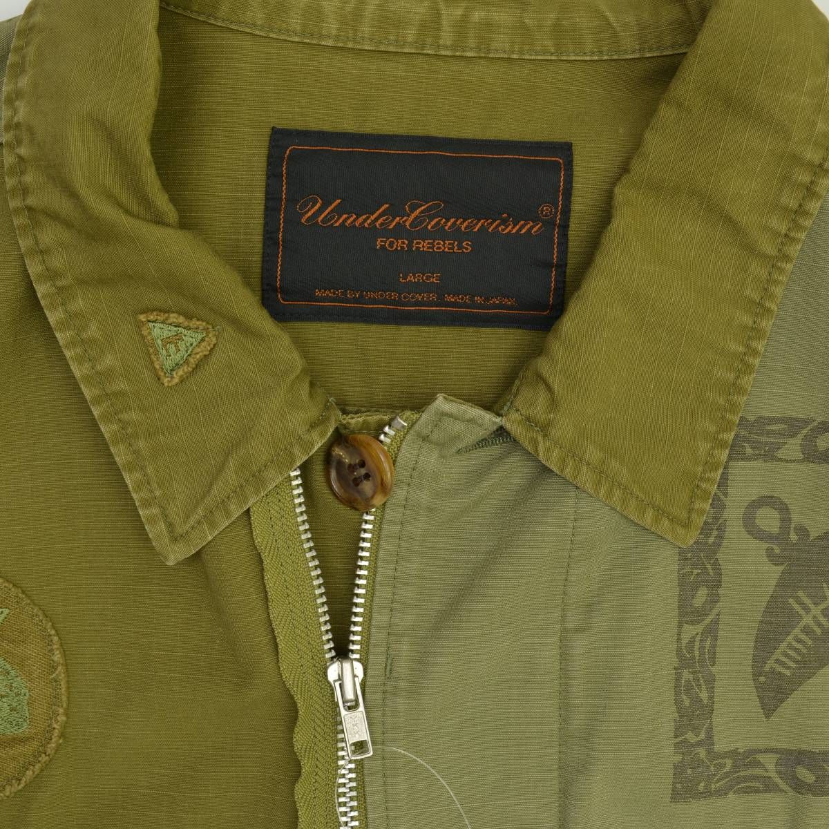 UNDERCOVER】03SS U245 SCAB期 archive GIZ ミリタリーパッチワーク