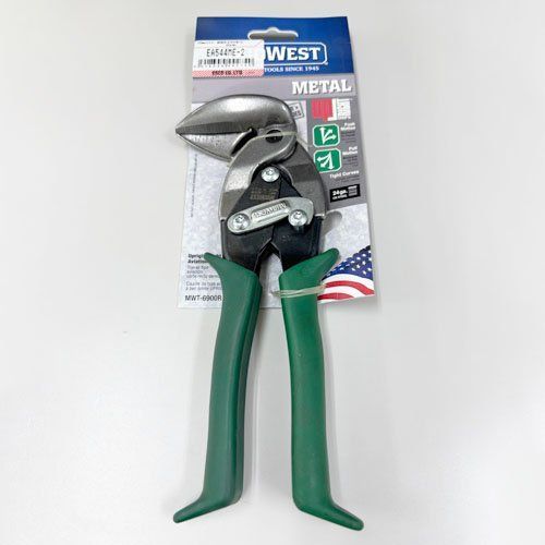 ESCO エスコ 200 mm はさみ 鉄板用 オフセット型 直 右曲用 EA 544 ME-2 右曲 金切バサミ 金切鋏 鋏 バサミ 板金バサミ 板金