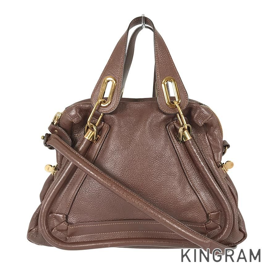 クロエ Chloe パラティ 8HS891 レザー ハンドバッグ sh【中古】 - メルカリ
