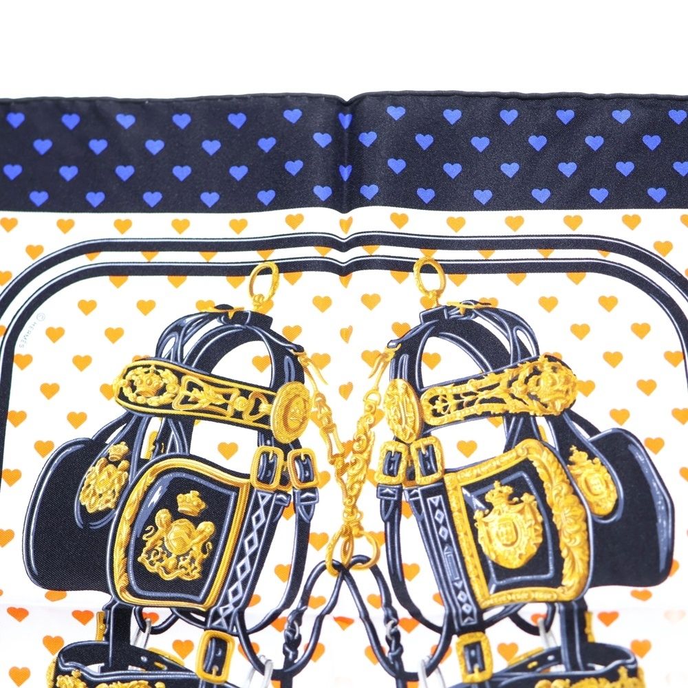 HERMES (エルメス) カレ45 シルクスカーフ ブリッド・ドゥ・ガラ