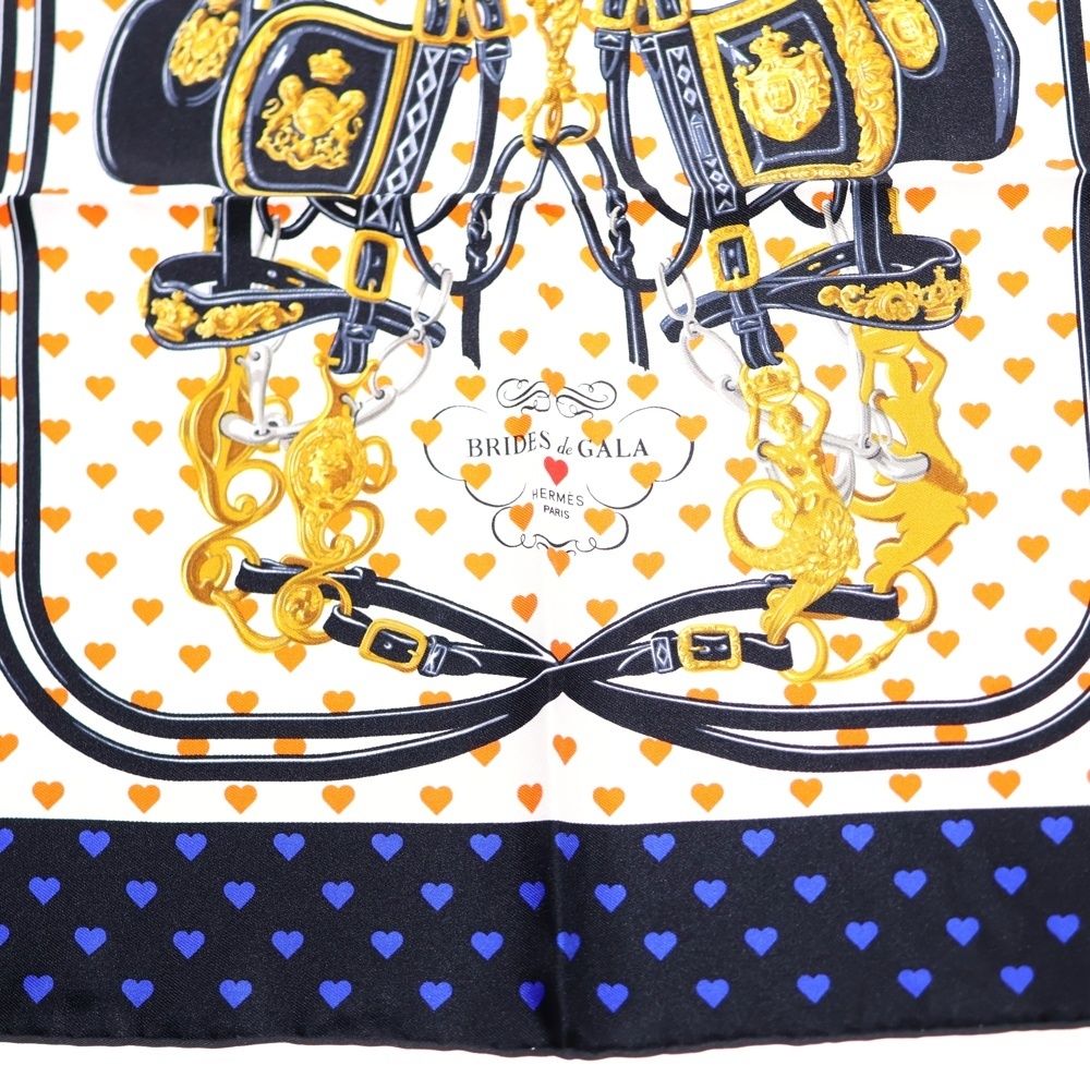 HERMES (エルメス) カレ45 シルクスカーフ ブリッド・ドゥ・ガラ