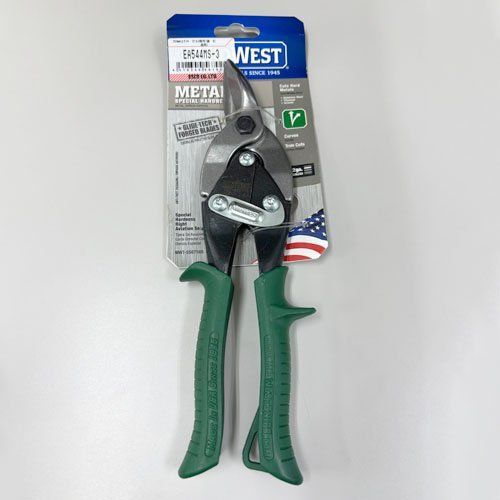  ESCO エスコ 250 mm はさみ ステンレス板用 直 右曲用 EA 544 MS 3 右曲 金切バサミ 金切鋏 鋏 バサミ 板金バサミ 板金 鉄板 その他 切削 切断 穴あけ